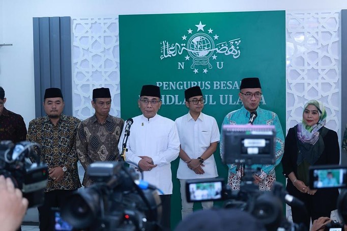 Kunjungan KPU ke Kantor PBNU. Sumber Foto: Instagram @nahdlatululama