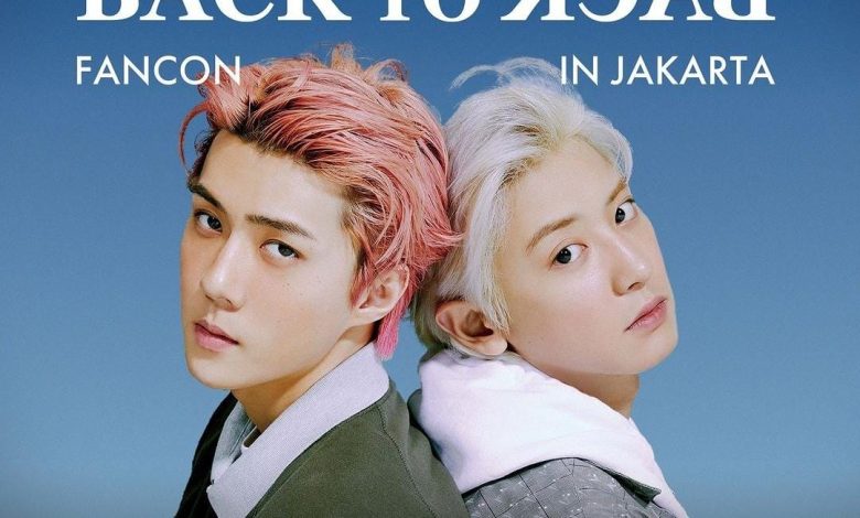 Poster Fancon Sehun dan Chanyeol EXO. Sumber foto: Instagram @ime_indonesia