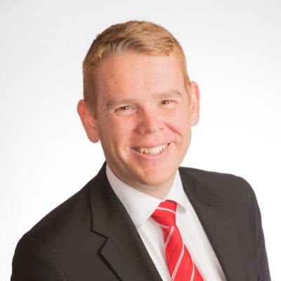 Chris Hipkins (Kandidat Perdana Menteri Selandia Baru). Sumber Foto: Twitter @chrishipkins.