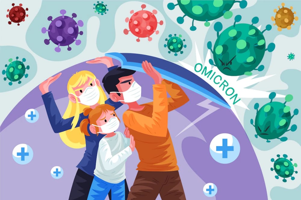 Ilustrasi Bahaya Virus Omicron. Sumber Foto: Freepik