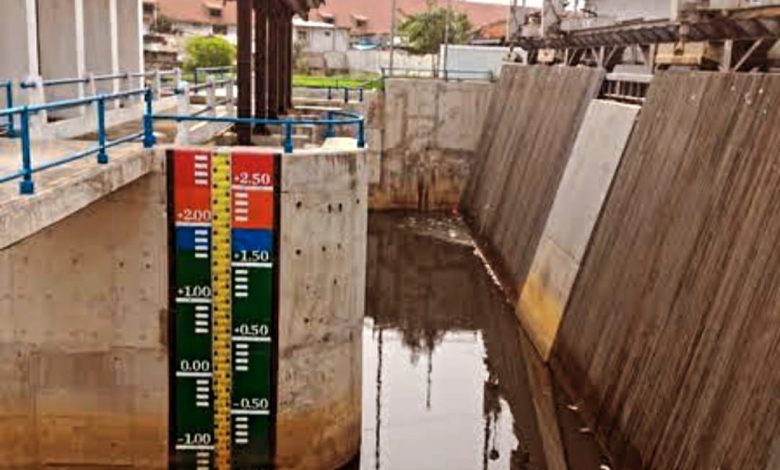 Pintu Air pasar ikan Jakarta Utara. Sumber Foto: Dok. Una (Deras.id).