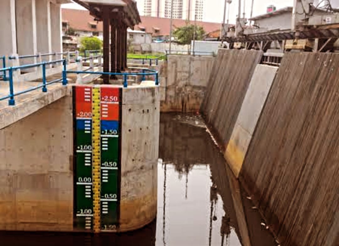 Pintu Air pasar ikan Jakarta Utara. Sumber Foto: Dok. Una (Deras.id).