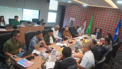 Exco PSSI melakukan rapat untuk menentukan kelanjutan kompetisi Liga 2 dan Liga 3 Nasional. Sumber Foto: Twitter @MafiaWasit.