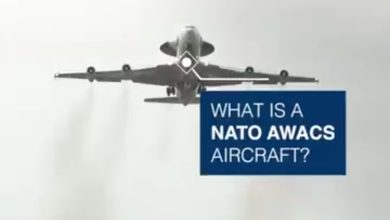 Airborne Warning and Control System (AWACS). Sumber Foto: Twitter @NATO.