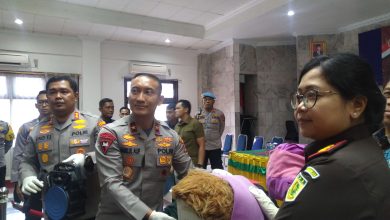 Brigjen Pol M Sabilul Alif (Wakapolda Banten) saat di Mapolres Cilegon. Sumber Foto: Humas.Polri.