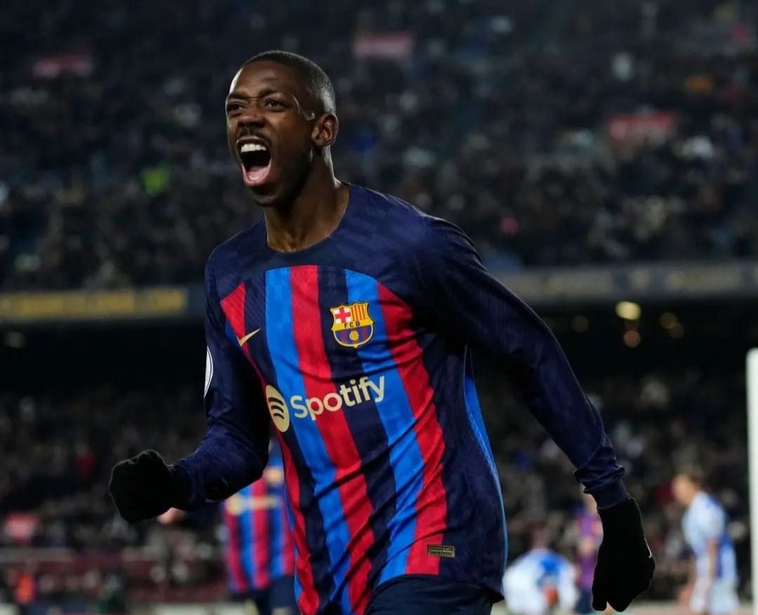 Ousmane Dembele. Sumber Foto: Instagram @fansbarcaid_.