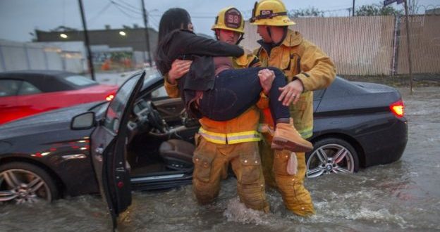 Banjir di California. Sumber foto: Twitter @maifil