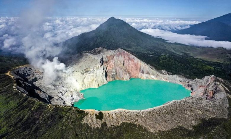 Pemandangan Kawah Gunung Ijen. Sumber foto: Twitter @DambaanA