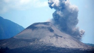 Gunung Anak Krakatau. Sumber Foto: Pinterest