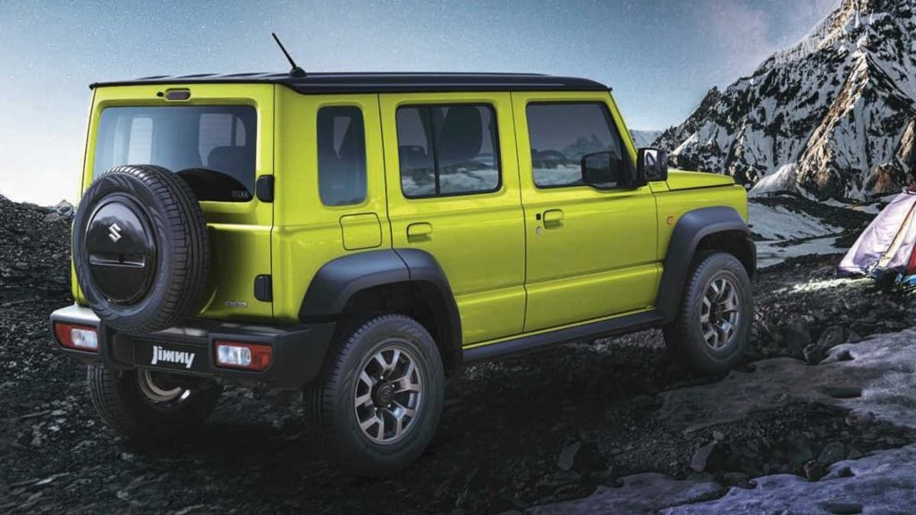 Suzuki Jimny JB74 versi 5 pintu di India. Sumber foto: Cartoq