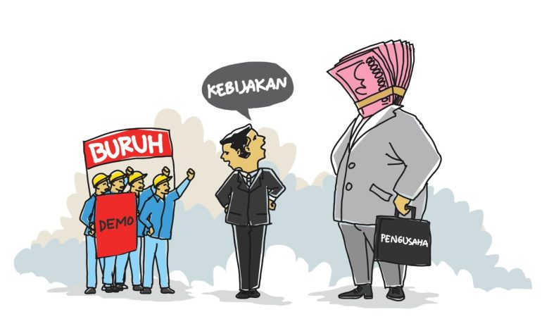 Ilustrasi Intimidasi Bos ke Pekerja. Sumber foto: FunnyCartoon