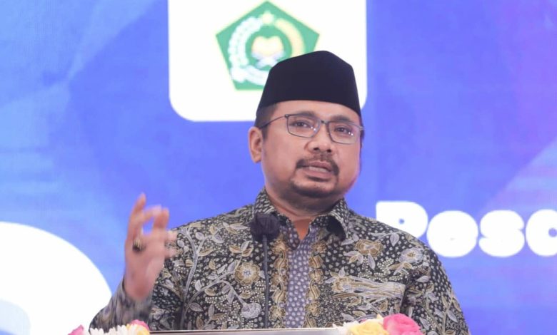 Yaqut Cholil Qoumas (Menteri Agama) . Sumber Foto: Instagram @gusyaqut