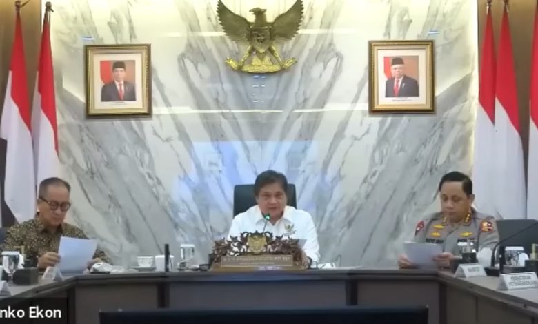 Arlangga Hartarto (Menteri Koordinator Bidang Perekonomian). Sumber foto: YouTube PerekonomianRI