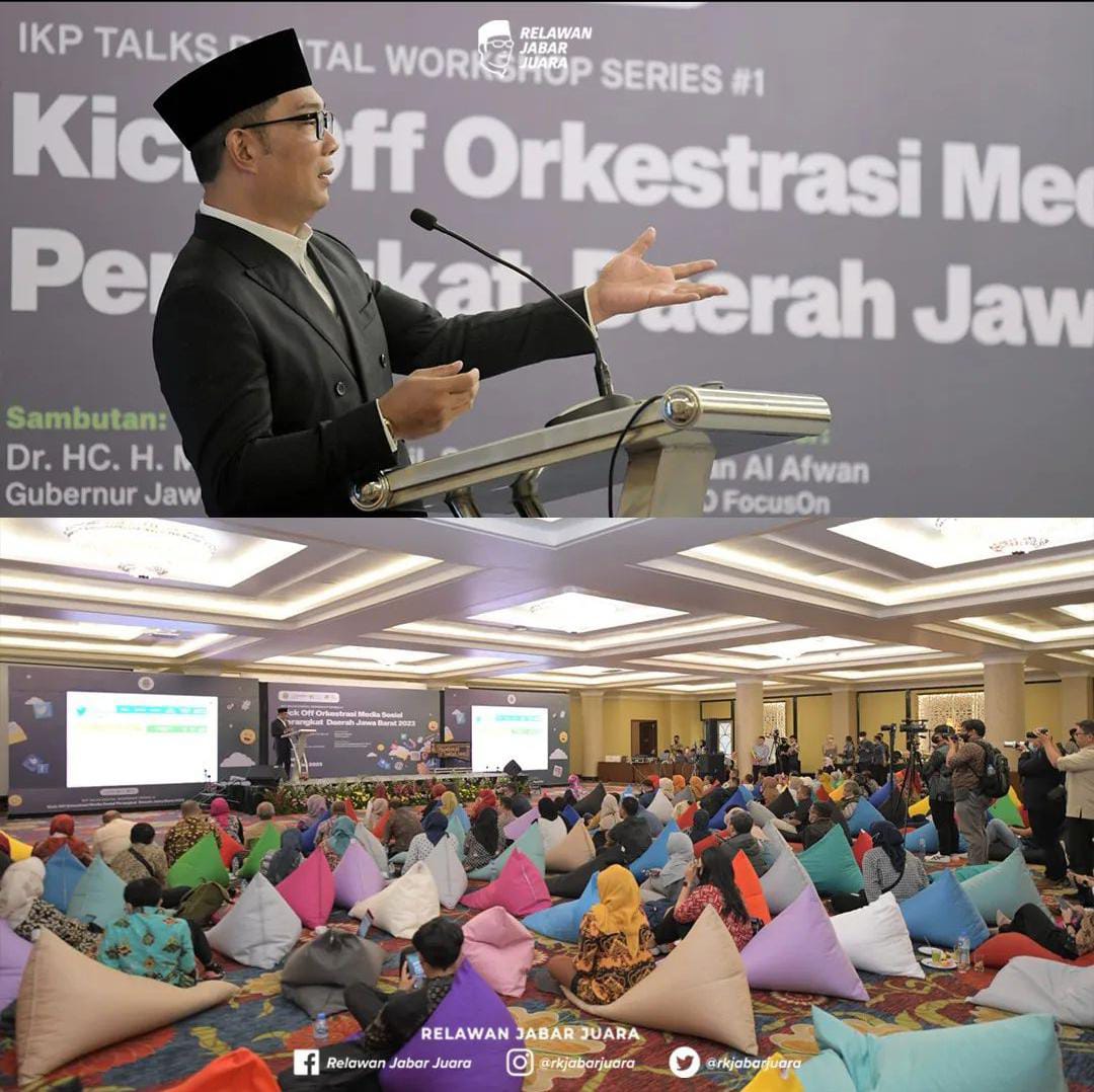 Ridwan Kamil (Gubernur Jawa Barat) . Sumber foto: Instagram @rkjabarjuara