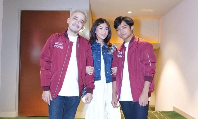 Ruben Onsu, Sarwendah, Betrand Sumber foto: Instagram @rubenonsu