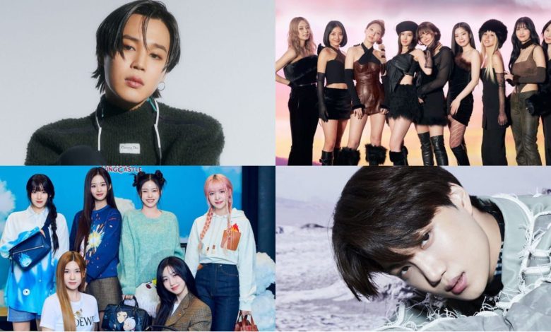 Jimin BTS, TWICE, Kai EXO, NMIXX Sumber Foto: Soompi