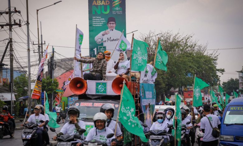 Kirab Kebangsaan PKB Jatim Warnai Harlah Satu Abad NU