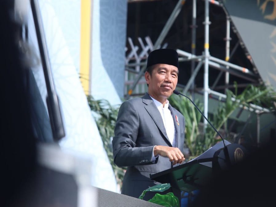 Hadir Resespsi 1 Abad NU, Jokowi Dukung NU Bangun Peradaban Dunia