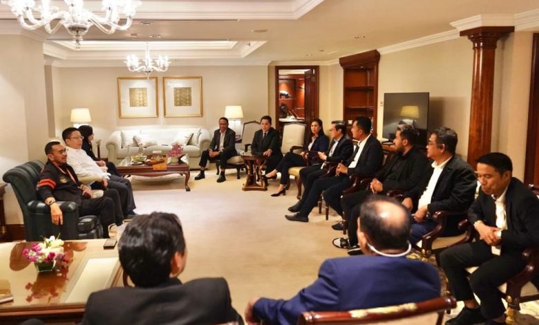 Suasana Diskusi Perdana Erick Thohir dengan Exco PSSI 2023-2027. Sumber foto: Twitter @erickthohir