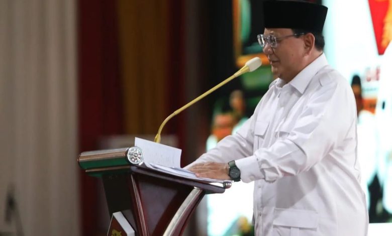 Prabowo Subianto (Ketum Partai Gerindra). Sumber Foto: Instagram @gerindra