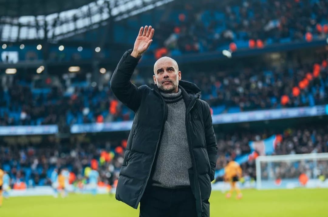 Pep Guardiola (Pelatih Manchester City). Sumber Foto: Instagram @indomancity