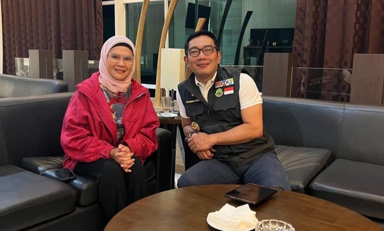 Ridwan Kamil dan Nina Agustina. Sumber Foto: Instagram @ridwankamil