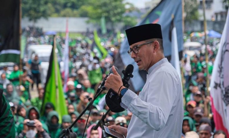 Sandiaga Uno (Menteri Pariwisata dan Ekonomi Kreatif). Sumber Foto: Instagram @sandiuno