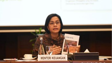 Sri Mulyani (Kemenkeu) saat memimpin rapat. Sumber foto: Kemenkeu