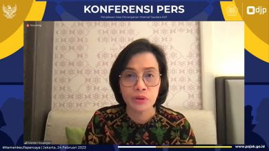 Sri Mulyani (Menteri Keuangan) dalam Konferensi Pers Penanganan Internal Rafael Alun Trisambodo. Sumber foto: Youtube/ Kemenkeu RI