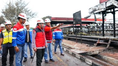 Polisi Periksa 14 Saksi Selidiki Penyebab Kebakaran Depo Pertamina Plumpang Polri Sidak Lokasi Kebakaran Depo Pertamina. Sumber Foto: @listyosigitP