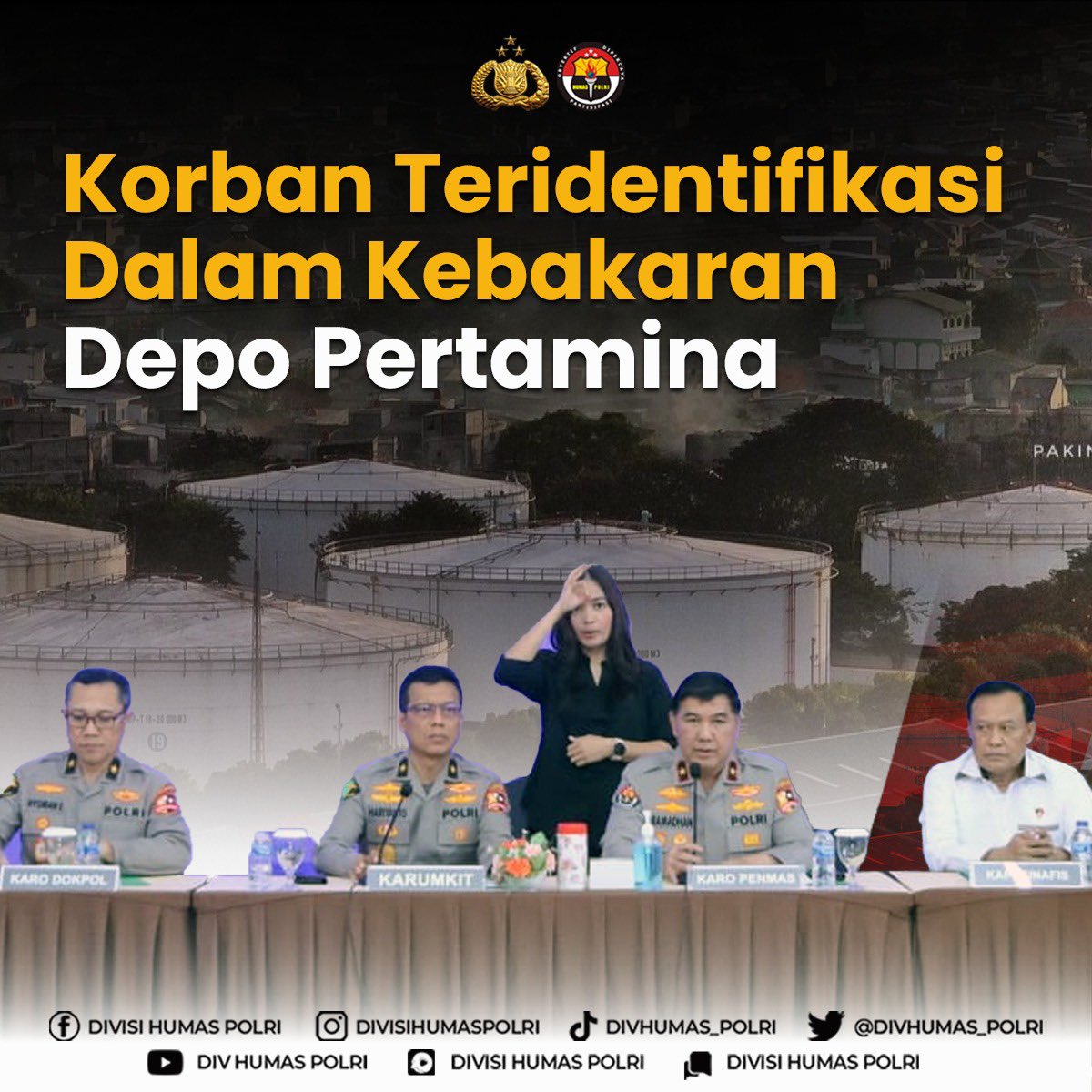 Polri Tuntaskan Identifikasi Seluruh Korban Kebakaran Depo Plumpang - Deras