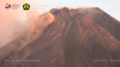 Erupsi Gunung Merapi. Sumber Foto: Tangkapan Layar Twitter @ BPPTKG