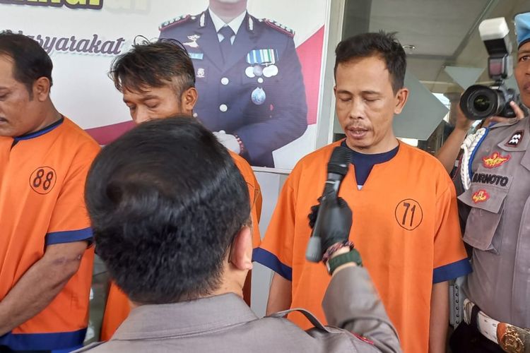 Tiga pelaku spesialis bobol tembok. Sumber foto: Polri.go.id.