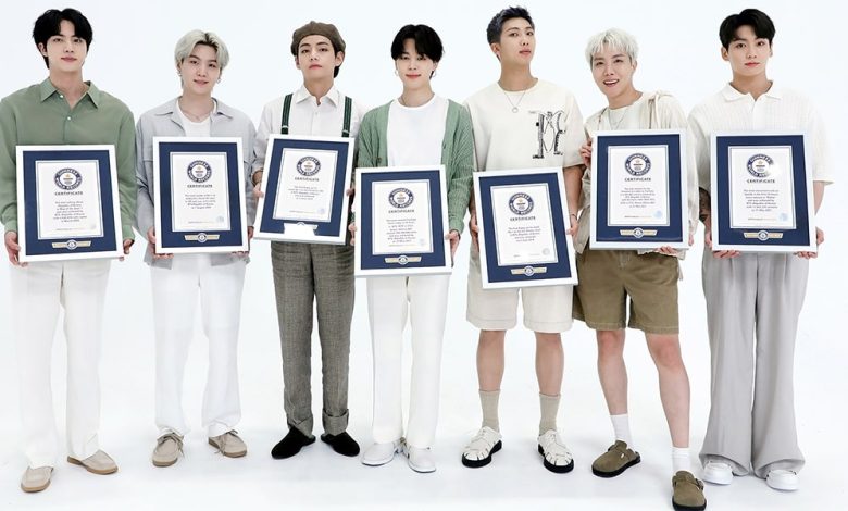 BTS Sumber Foto: Guinness World Records