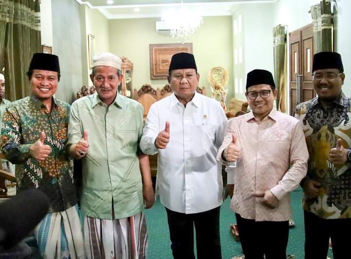 Gus Ali pertemukan Gus Muhaimin dengan Prabowo. Sumber Foto: Facebook @A Muhaimin Iskandar