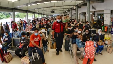 Antrean panjang pemudik lebaran 2023. Sumber foto: BKIP Kemenhub