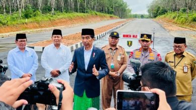 Jokowi Resmikan Jalan di Tabalong, Dibangun dengan Dana PEN Rp104 Miliar