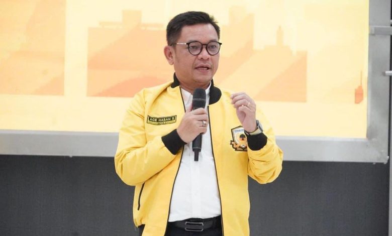 Soal Airlangga Bukber dengan Paloh, Ace Hasan: Kan NasDem Bin Golkar