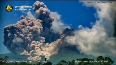 Erupsi Gunung Merapi. Sumber Foto: Tangkapan Layar Twitter @BPPTKG