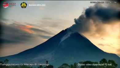 Erupsi Gunung Merapi. Sumber Foto: Tangkapan Layar Twitter @ BPPTKG