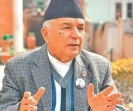 Keterangan Foto: Ram Chandra (salah satu kandidat presiden Nepal). Sumber Foto: twitter @NcPaudel