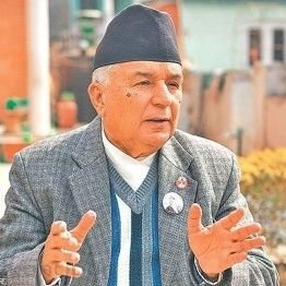 Keterangan Foto: Ram Chandra (salah satu kandidat presiden Nepal). Sumber Foto: twitter @NcPaudel