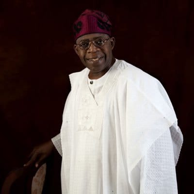 Keterangan Foto: Bola Tinubu (Presiden terpilih Nigeria) Sumber Foto: Twitter @officialABAT