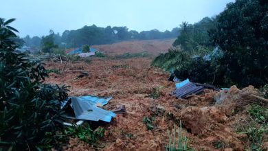 Situasi Wilayah Natuna yang Diterjang Longsor, Sumber Foto: Twitter/@disparnatuna