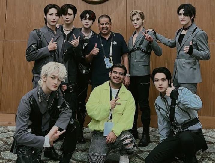 Foto NCT Dream dan Pak Muh. Sumber Foto: Instagram @fadiljaidi