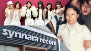 IVE dan Synnara Records Sumber Foto: Koreaboo dan JoongAng Ilbo