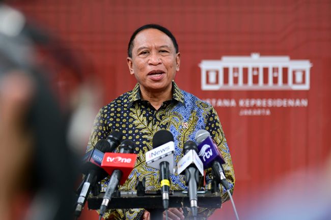 Zainuddin Amali (Wakil Ketua PSSI). Sumber foto: Biro Pers Sekretariat Presiden/Muchlis Jr