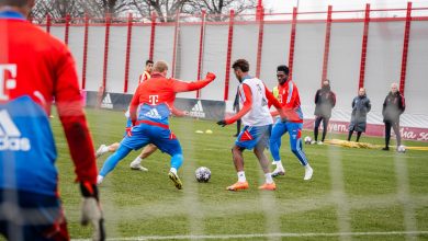 Latihan tim Bavarians, Sumber foto: Twitter @FCbayernEn