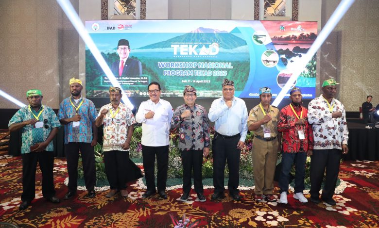 Abdul Halim Iskandar (Mendes PDTT) membuka Workshop Nasional Pengelolaan Program Tekad. Sumber foto: Istimewa