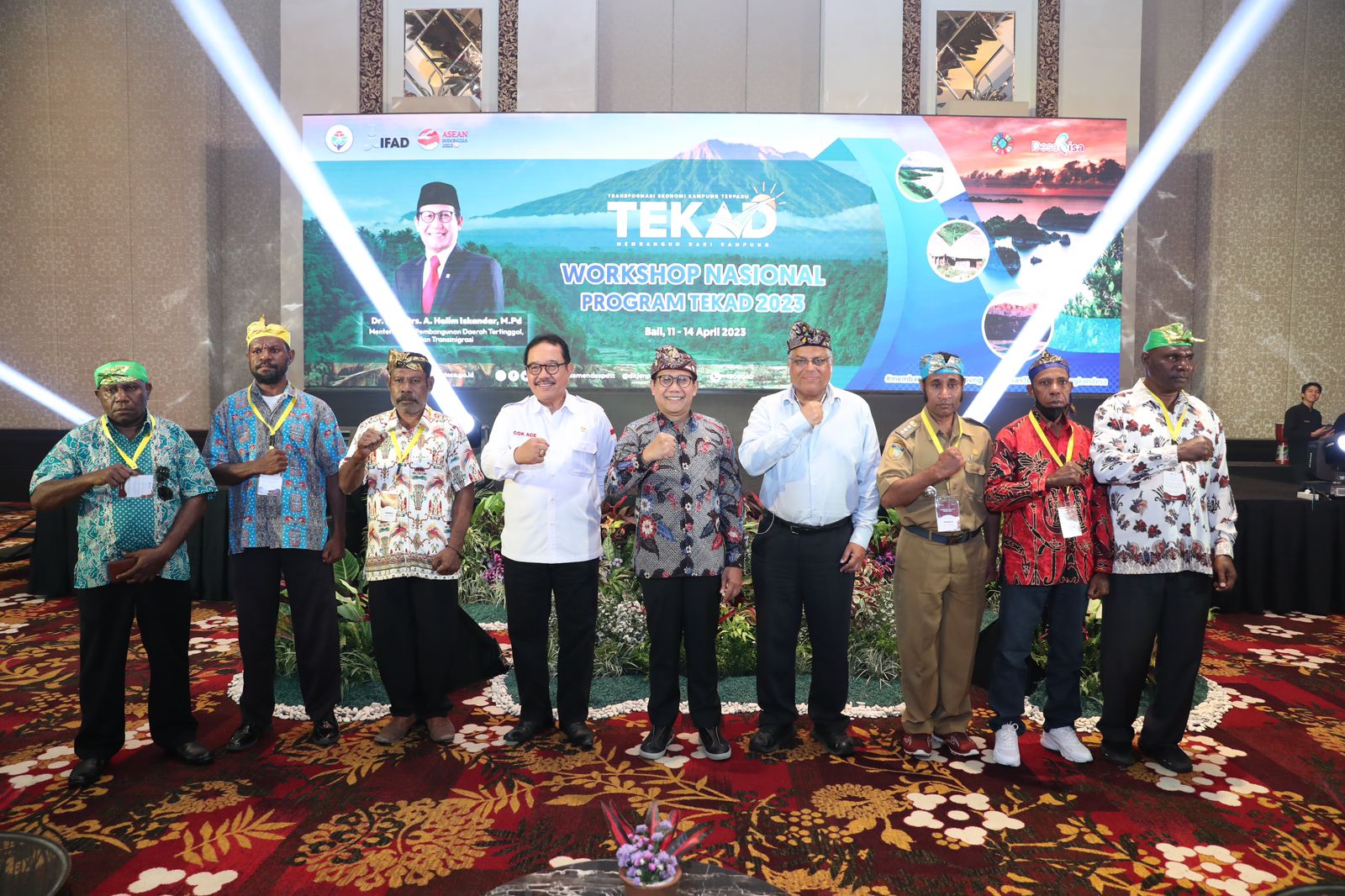 Abdul Halim Iskandar (Mendes PDTT) membuka Workshop Nasional Pengelolaan Program Tekad. Sumber foto: Istimewa